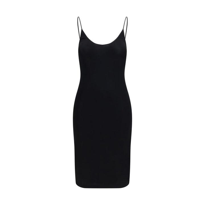 Saint Laurent Black Viscose Cocktail Dress