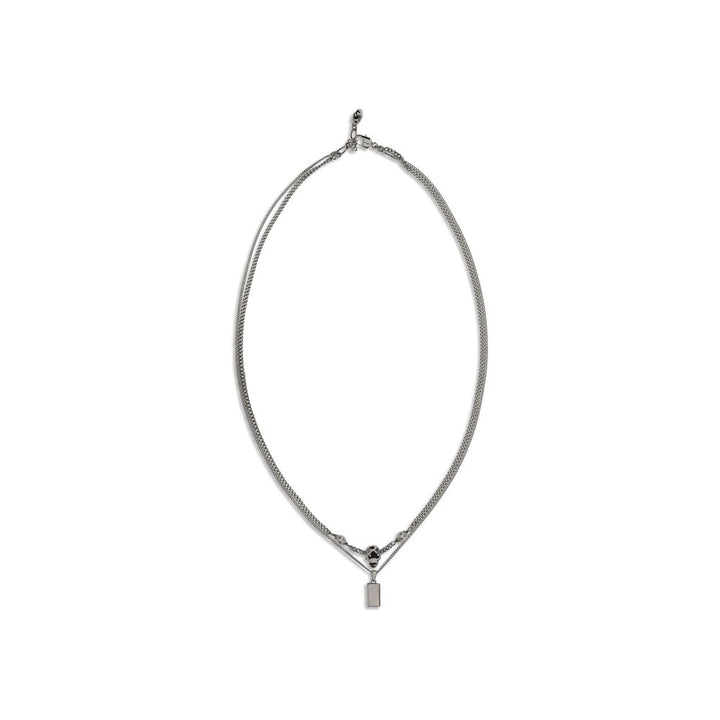 Alexander McQueen Silver Brass Necklace