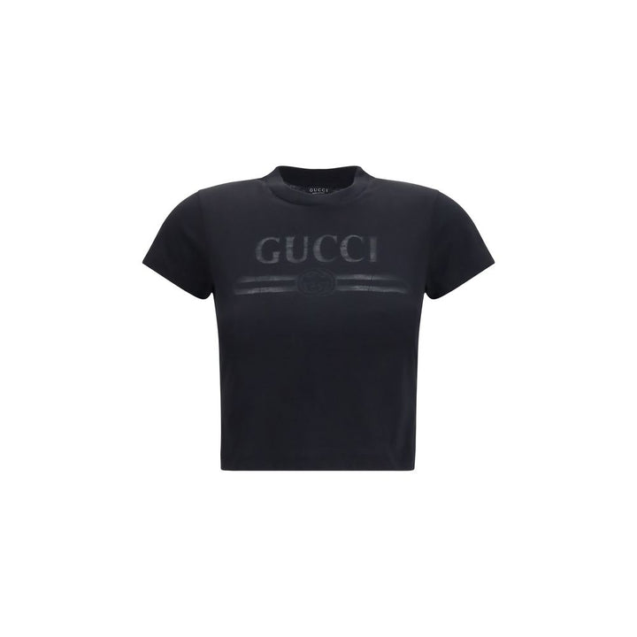 Gucci Black Cotton T-Shirt