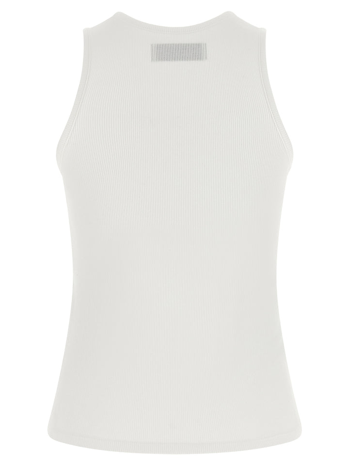 Vivienne Westwood White Cotton Sleeveles T-Shirt