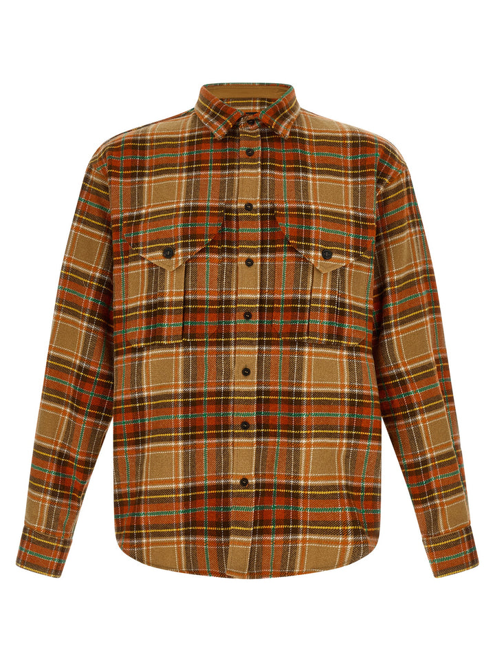 Dsquared² Orange Marabou Blouse