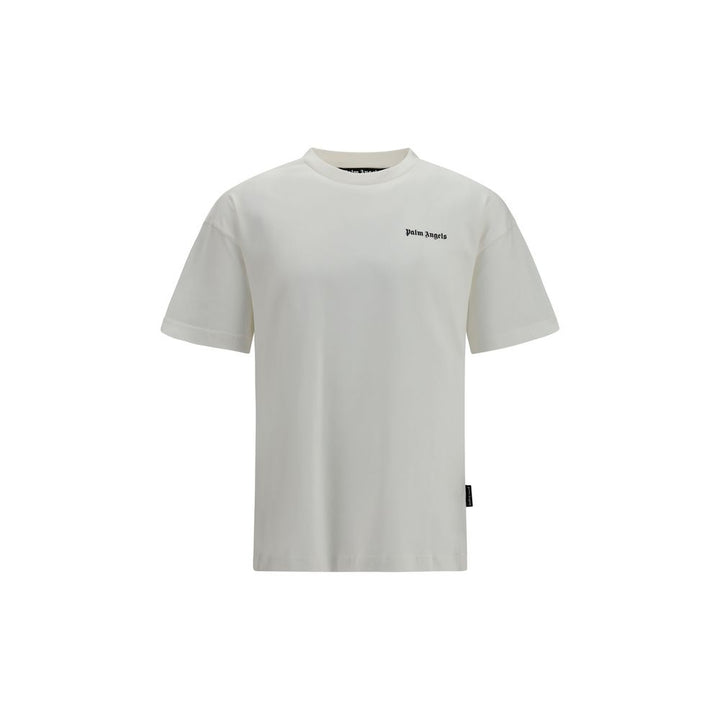 Palm Angels White Cotton T-Shirt
