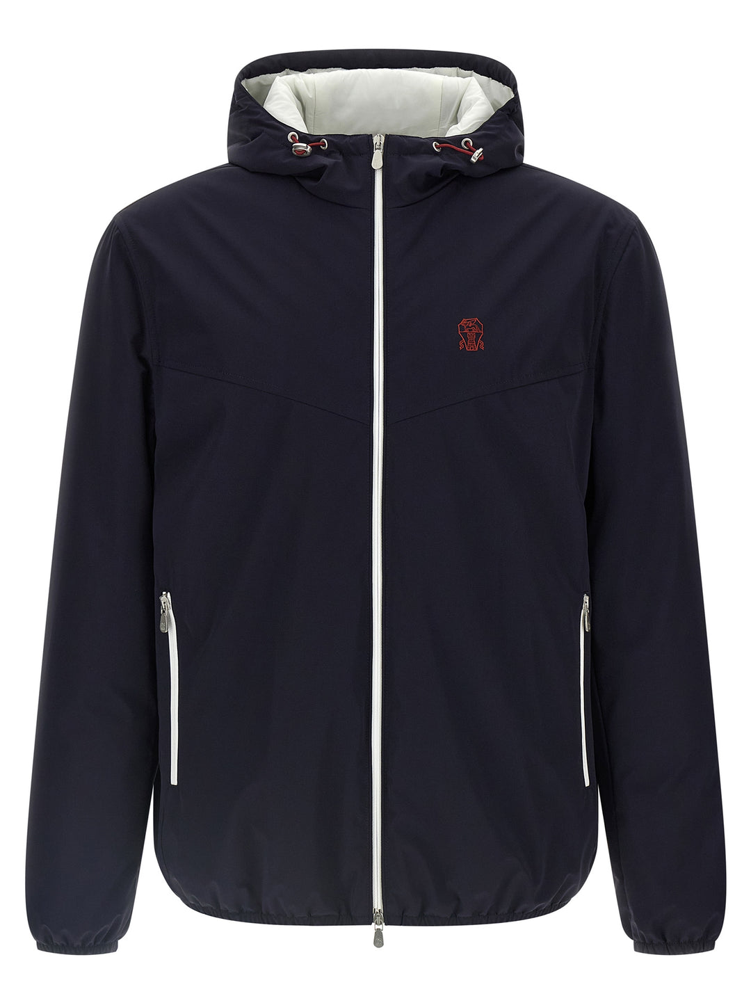 Brunello Cucinelli Blue Polyamide Shell Jacket