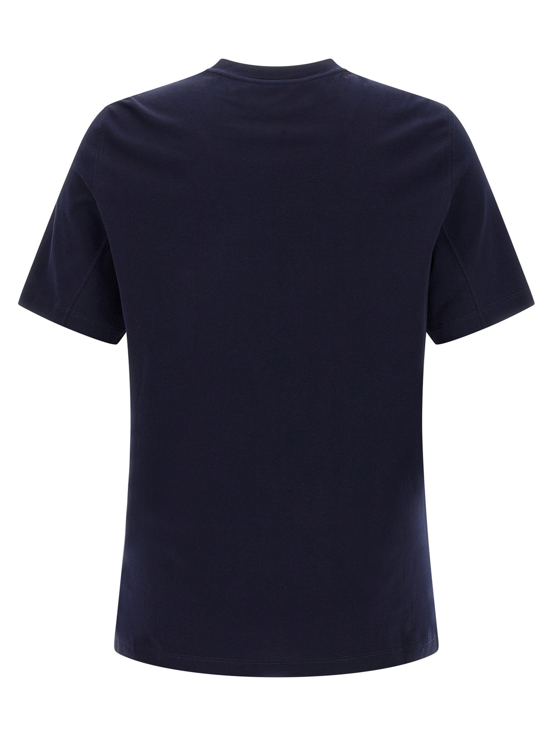 Brunello Cucinelli Blue Cotton T-Shirt