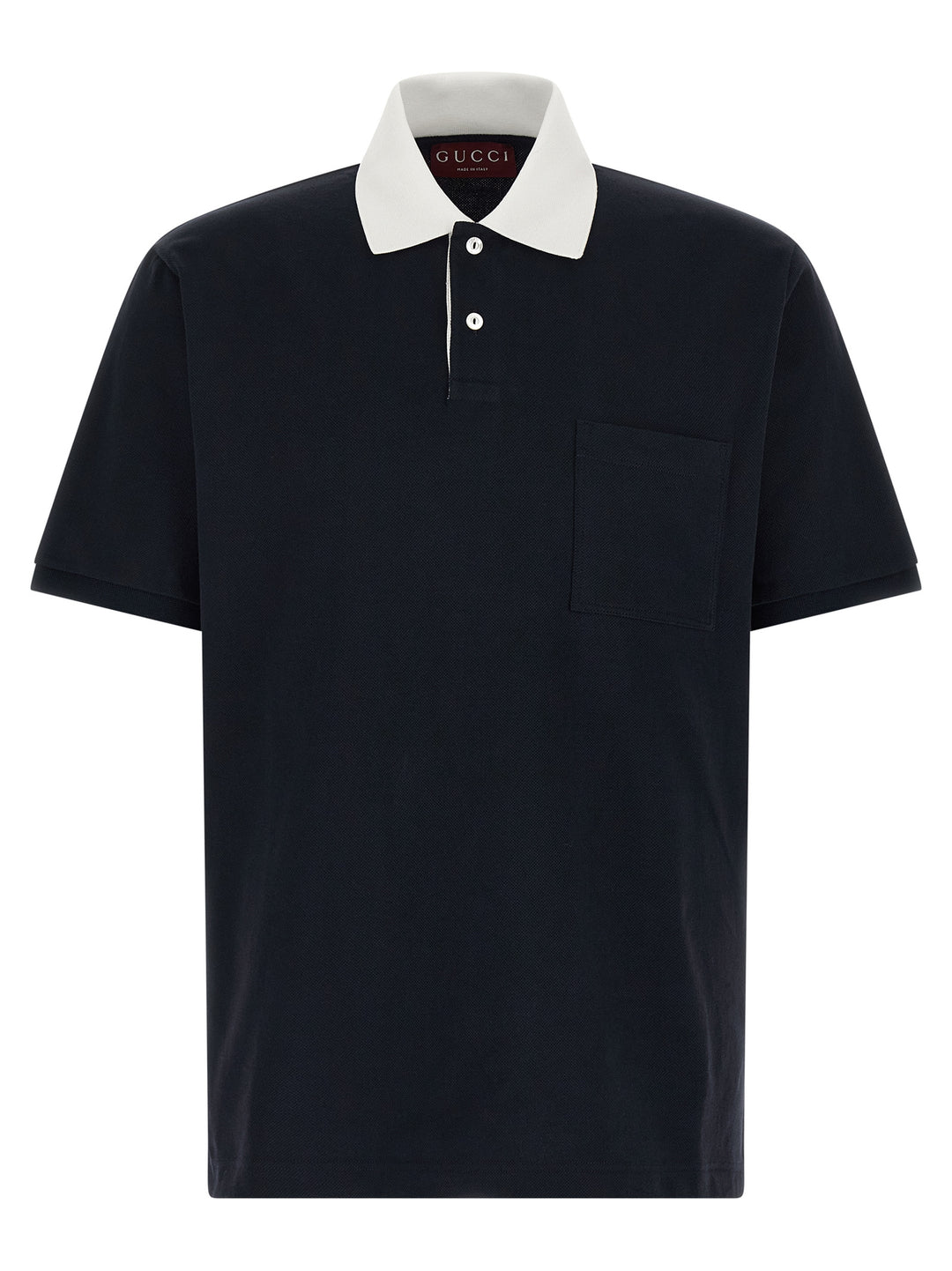 Gucci Blue Cotton Polo Shirt