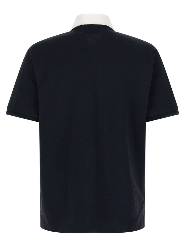 Gucci Blue Cotton Polo Shirt