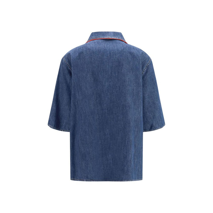 Valentino Garavani Blue Denim Shirt