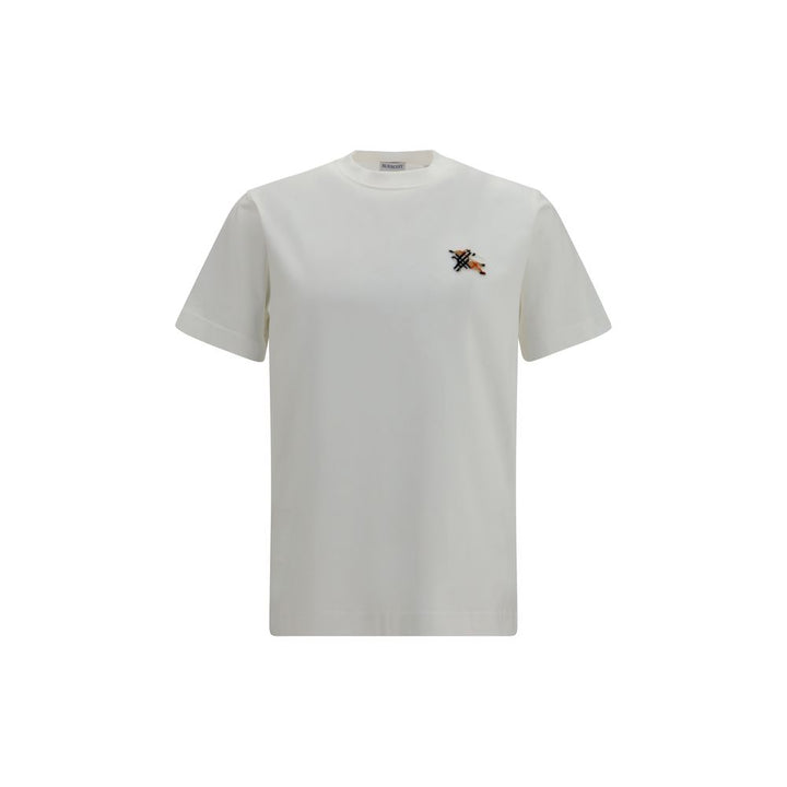 Burberry White Cotton T-Shirt