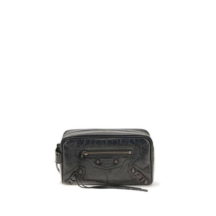 Balenciaga Black Lamb Ovis Aries Aries Wallet