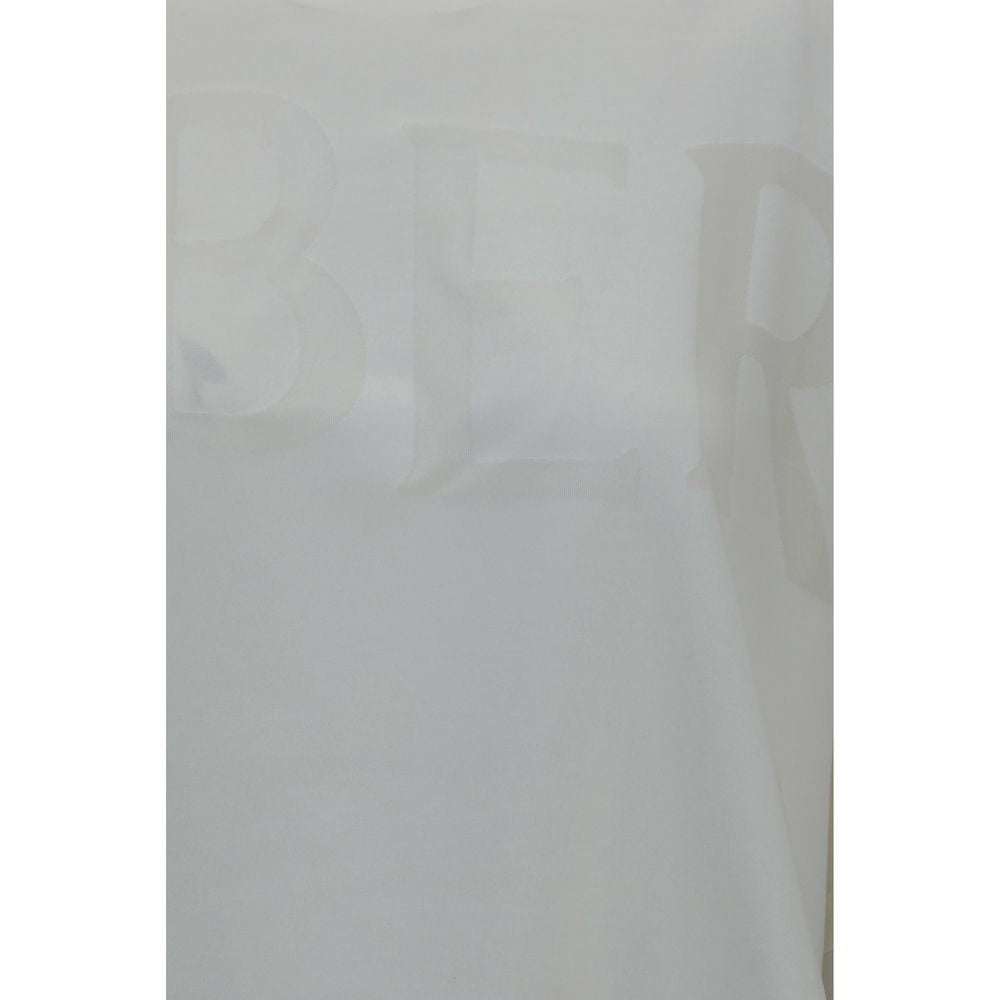 Burberry White Cotton T-Shirt – Visamoda