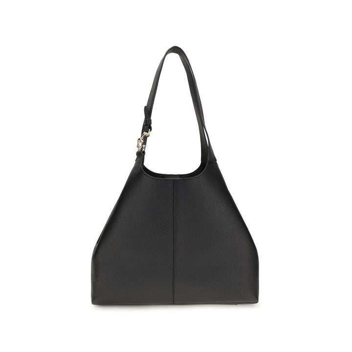 Coccinelle Black Calf Leather Bos Taurus Shoulder Bag