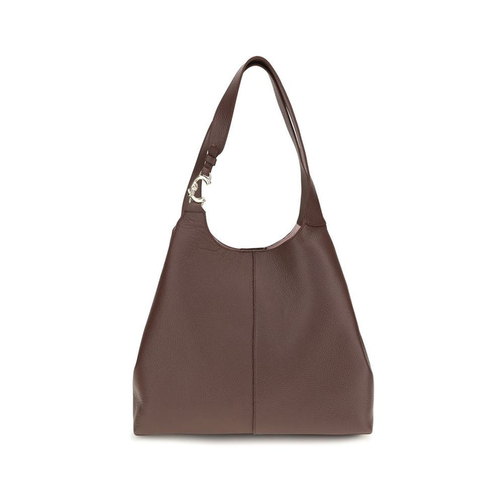 Coccinelle Beige Calf Leather Bos Taurus Shoulder Bag