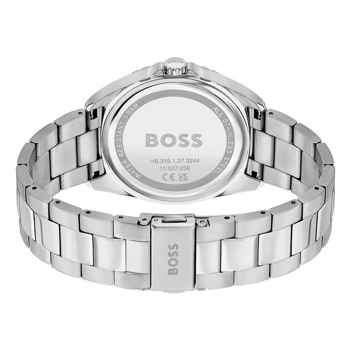 Hugo Boss Gray Stainless Steel Dress Watch