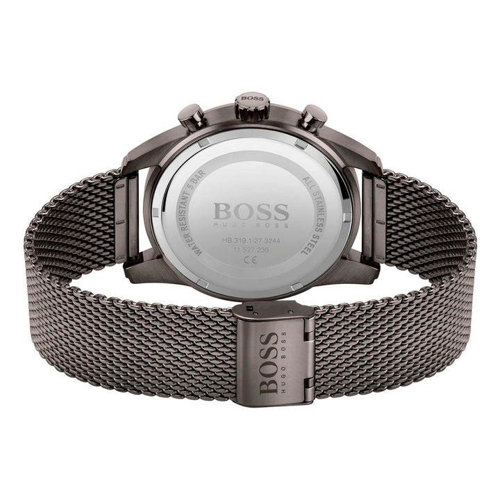 Hugo Boss Gray Stainless Steel Dress Watch