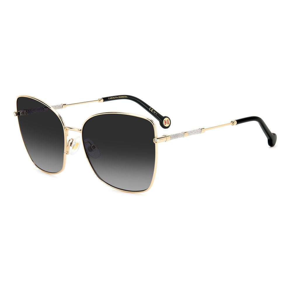 Carolina Herrera Gold Metal Sunglasses