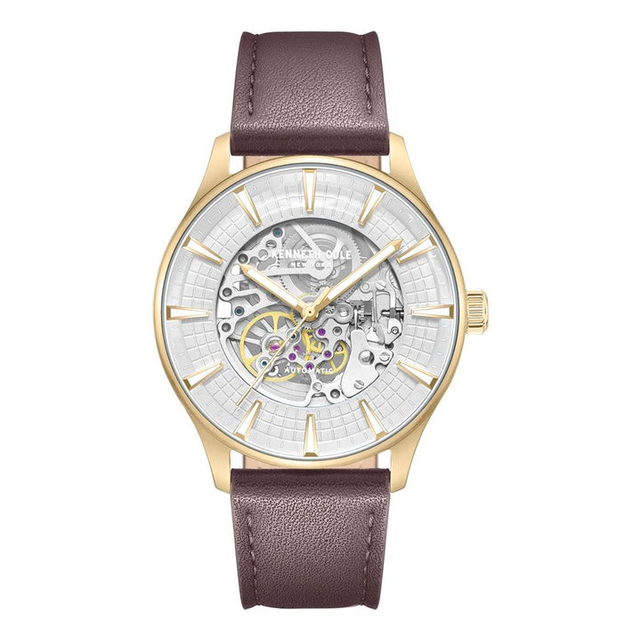 Kenneth Cole Brown Leather Dress Watch