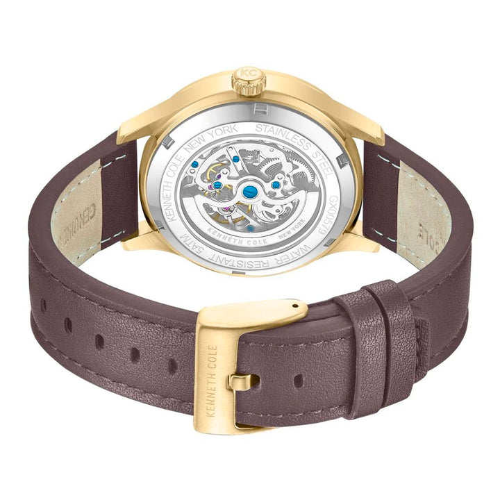 Kenneth Cole Brown Leather Dress Watch