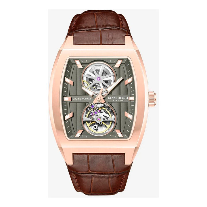 Kenneth Cole Brown Leather Dress Watch