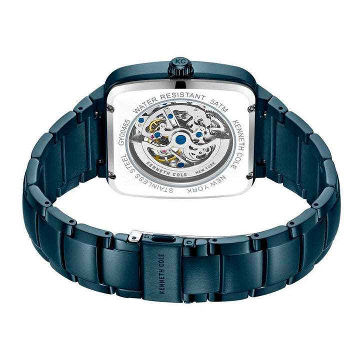 Kenneth Cole Blue Stainless Steel Bracelet Watch