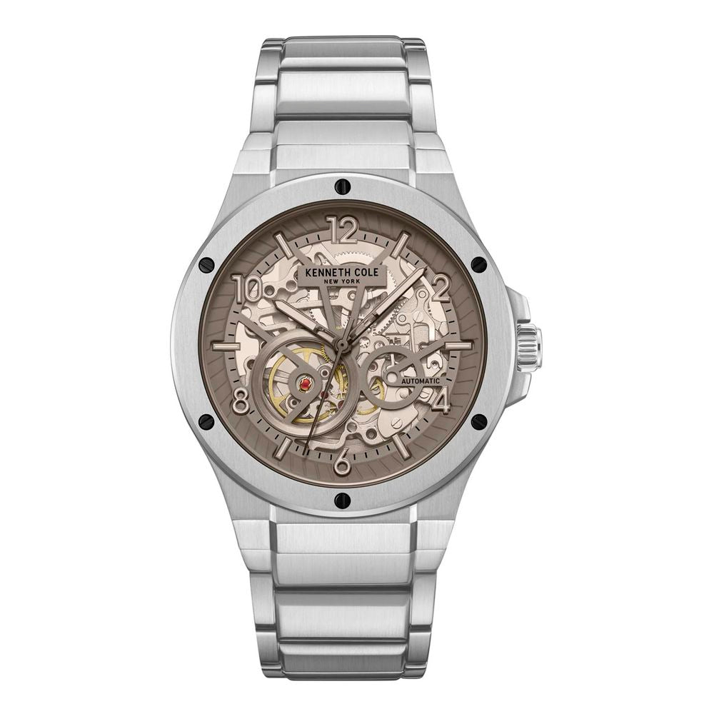Kenneth Cole Gray Stainless Steel Dress Watch
