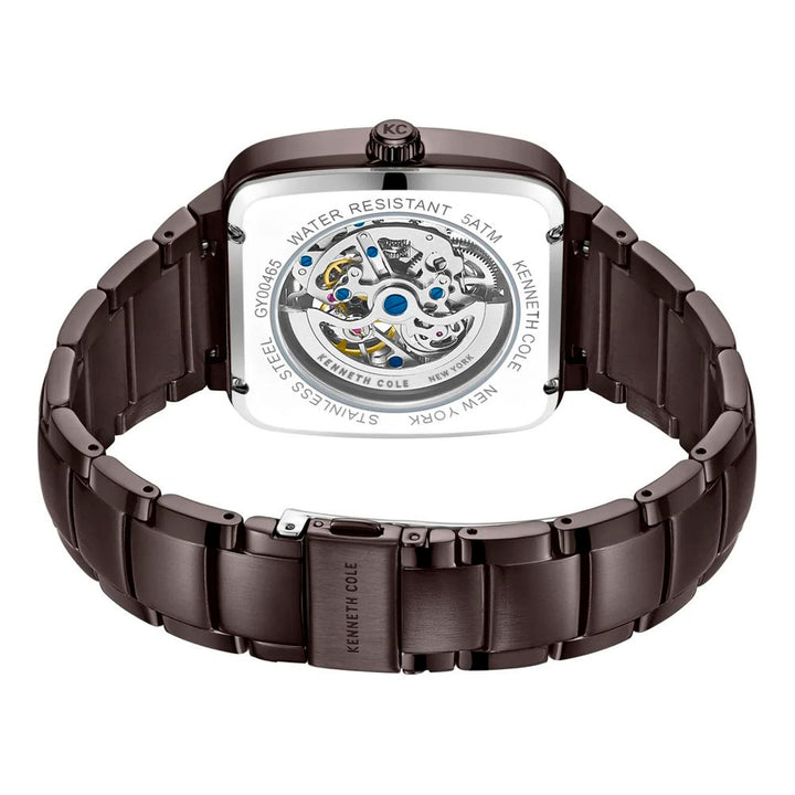 Kenneth Cole Brown Stainless Steel Dress Watch
