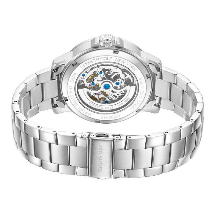 Kenneth Cole Gray Stainless Steel Dress Watch