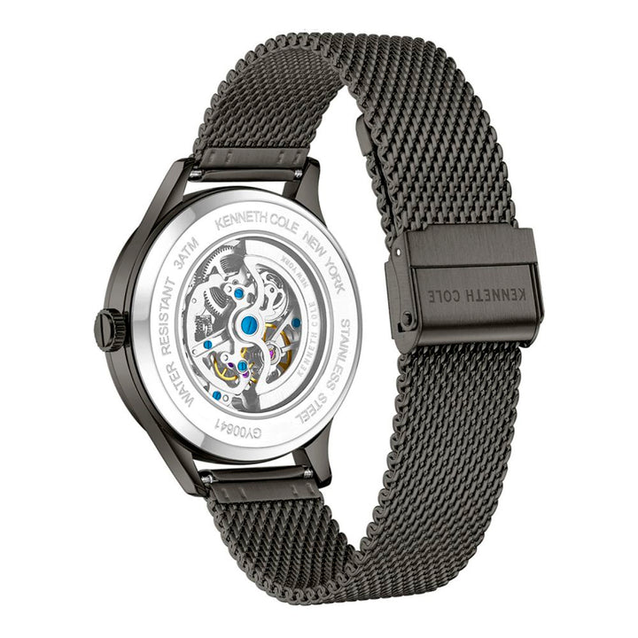 Kenneth Cole Gray Stainless Steel Dress Watch