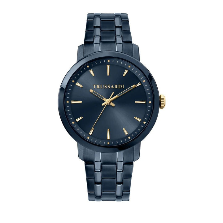 Trussardi Blue Stainless Steel Dress Watch