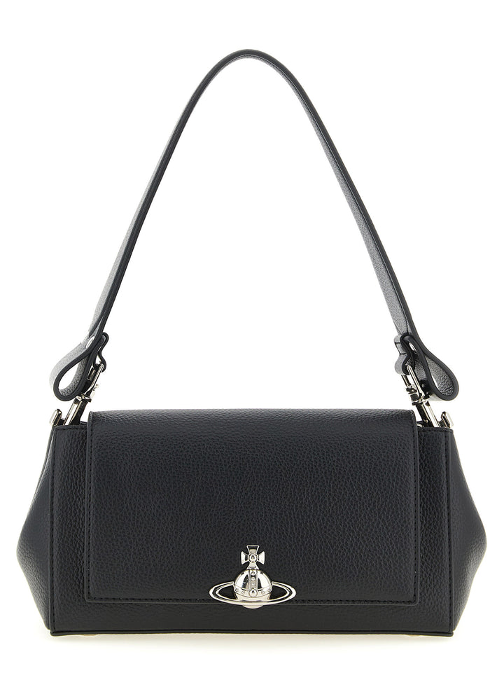Vivienne Westwood Black Polyethylene Shoulder Bag
