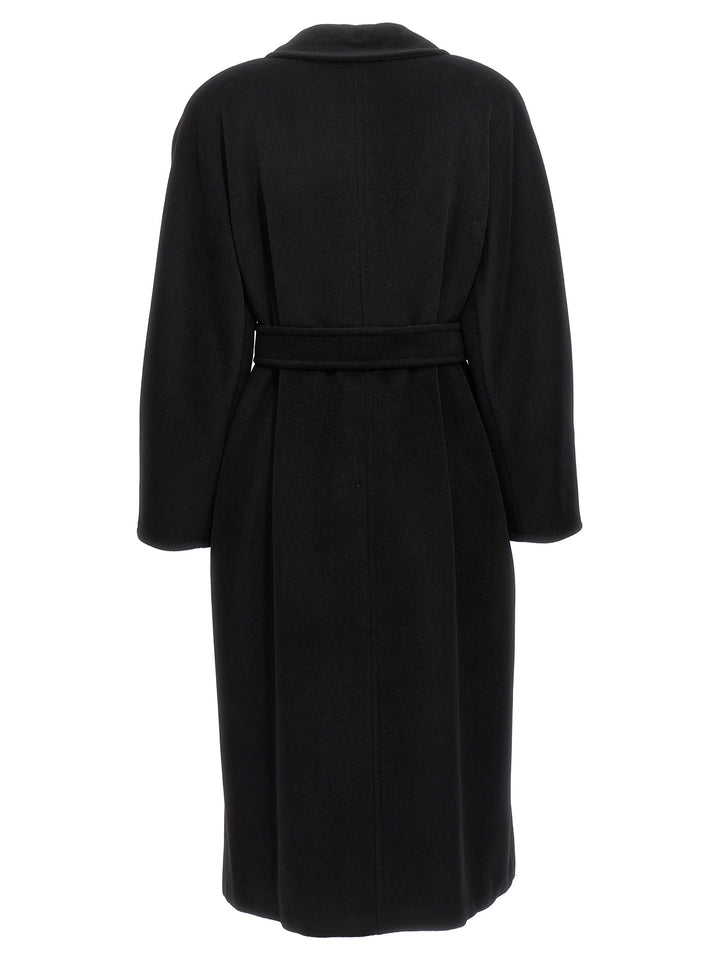 Max Mara Black Virgin Wool Coat