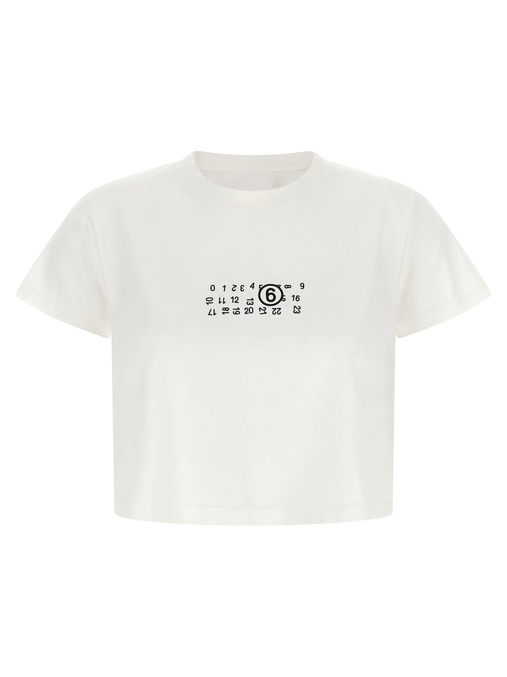 MM6 Maison Margiela White Cotton T-Shirt