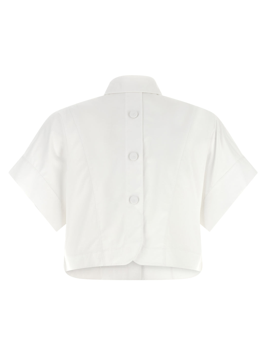 Fendi White Cotton Blouse
