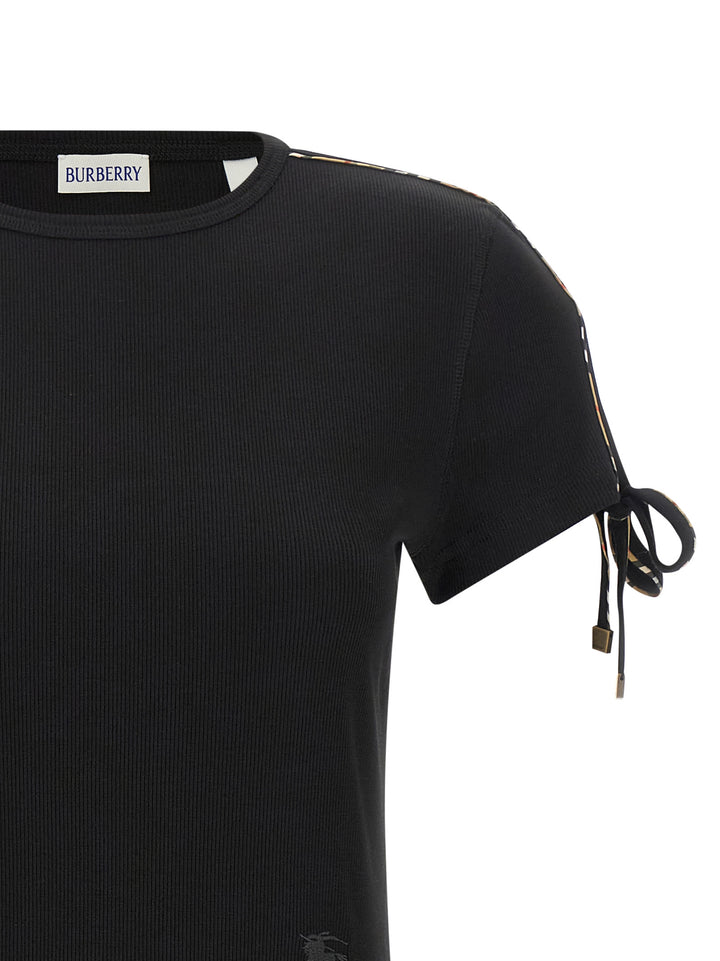 Burberry Black Cotton Short Dress