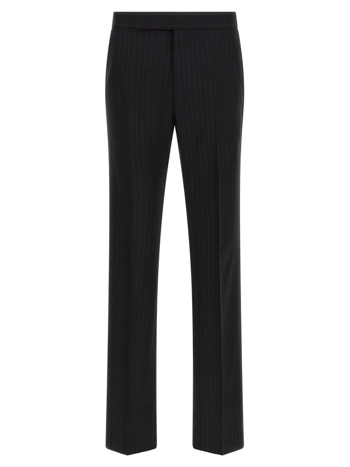 Tom Ford Black Wool Two-Piece Suit