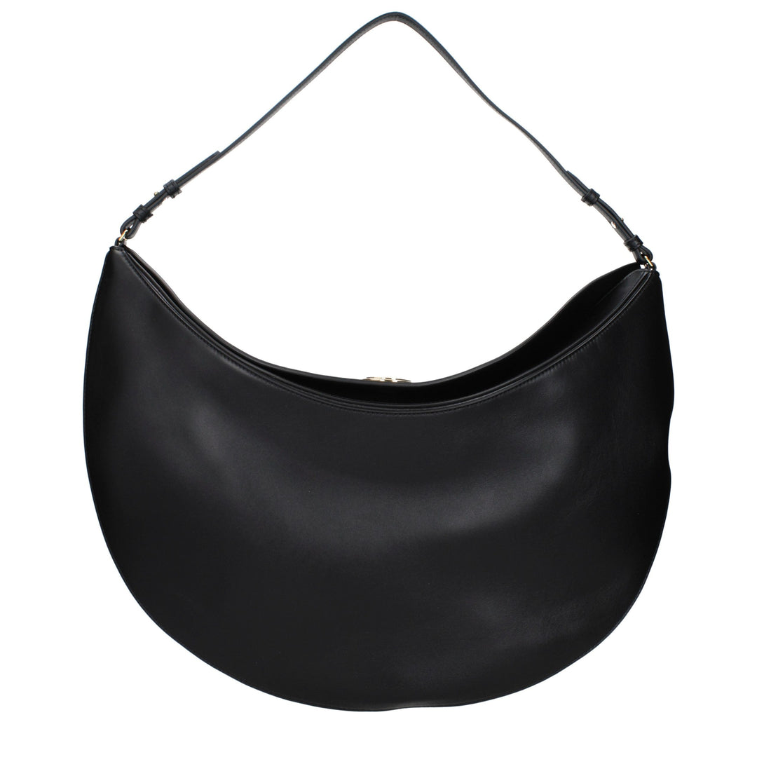 Jacquemus Black Leather Shoulder Bag
