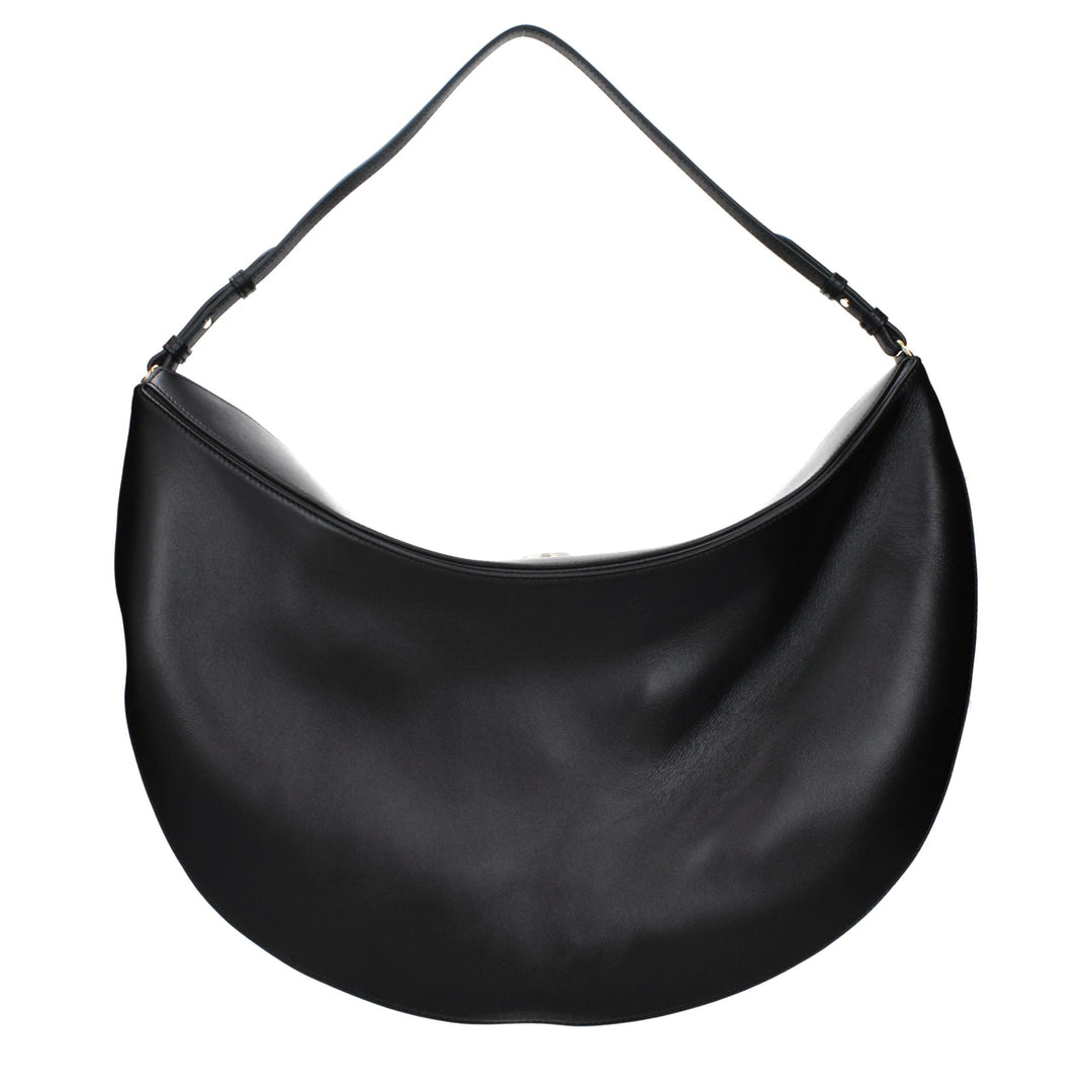 Jacquemus Black Leather Shoulder Bag