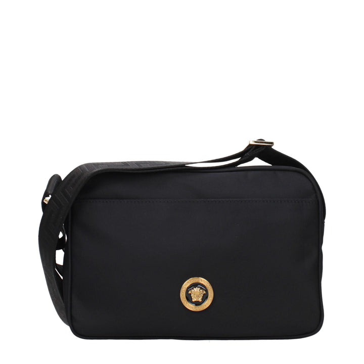 Versace Black Fabric Crossbody Bag