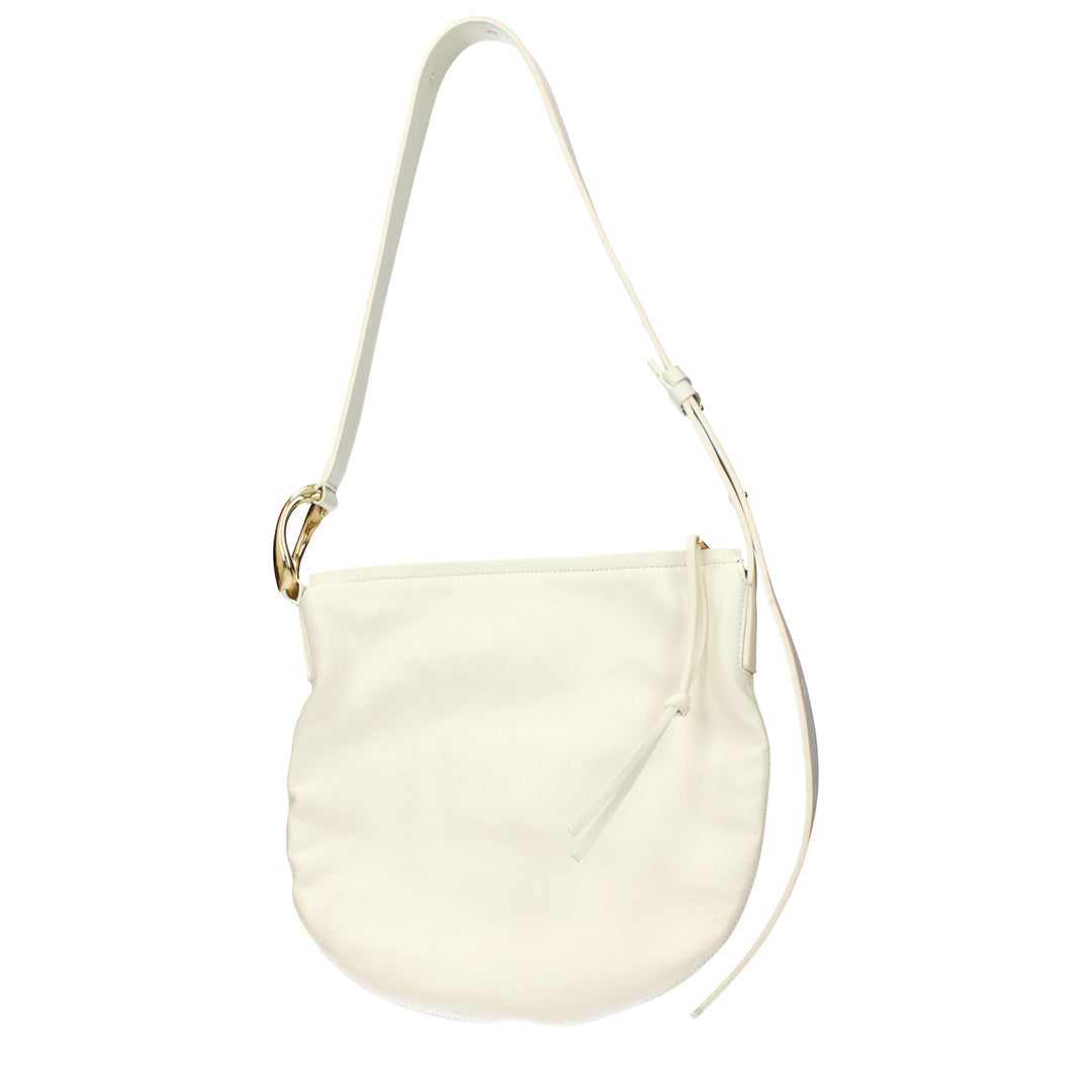 Jil Sander Beige Leather Crossbody Bag