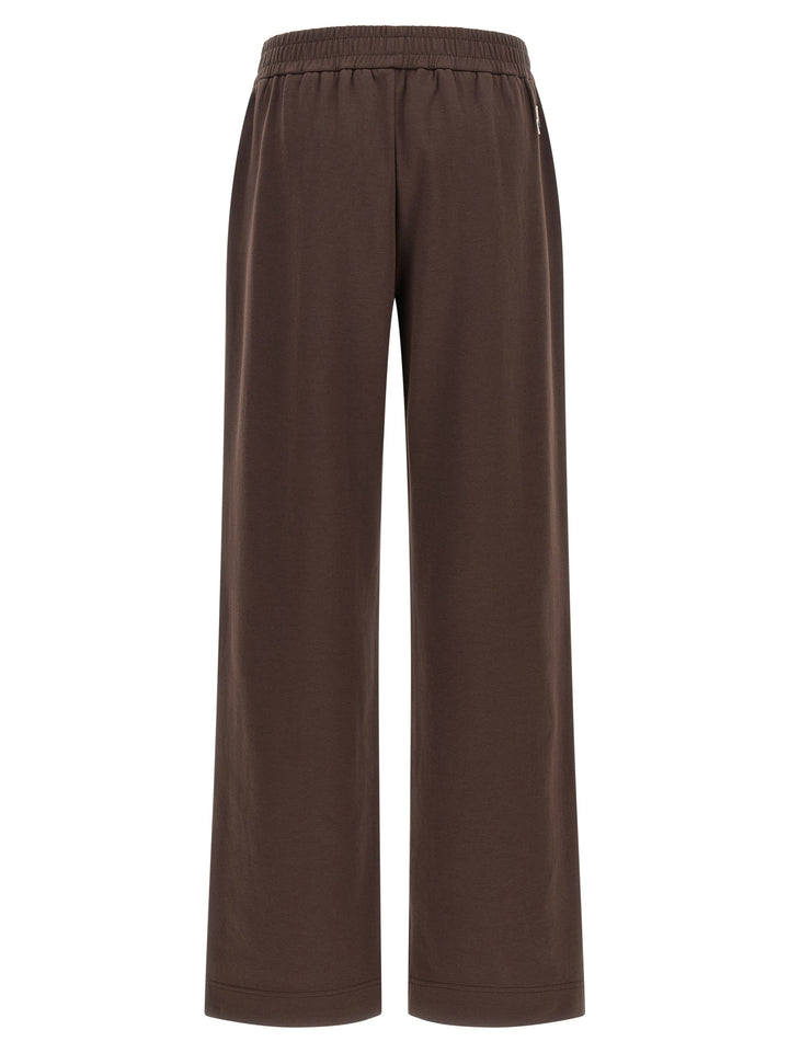 Moncler Brown Cotton Joggers (Workout Pants)