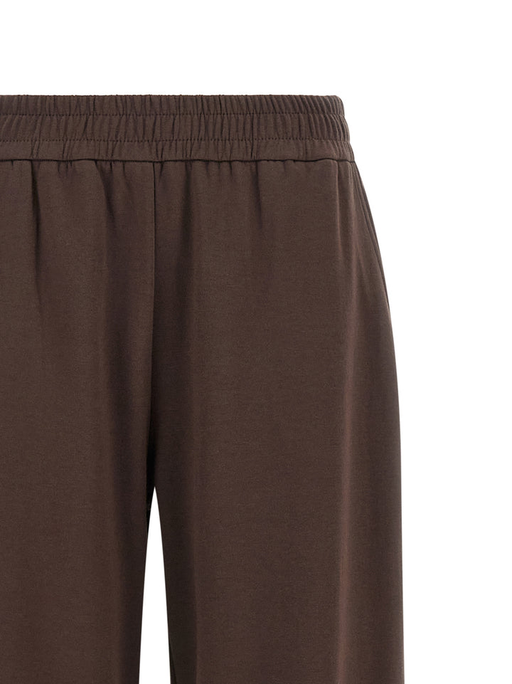 Moncler Brown Cotton Joggers (Workout Pants)