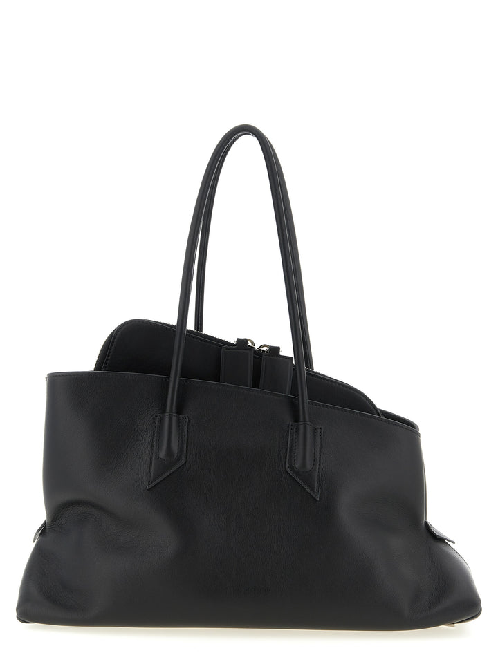 The Attico Black Calfskin Shoulder Bag