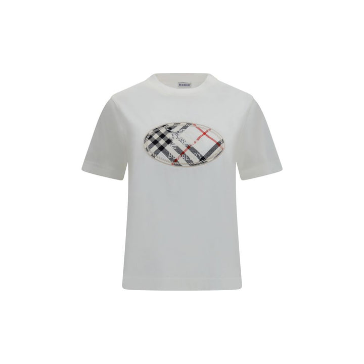 Burberry White Cotton T-Shirt