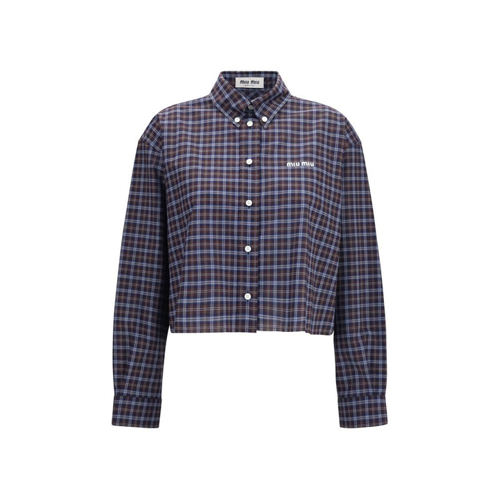 Miu Miu Multicolor Cotton Pattern Shirt