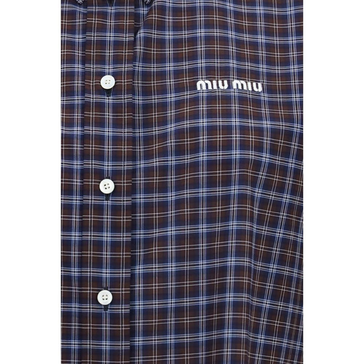 Miu Miu Multicolor Cotton Pattern Shirt