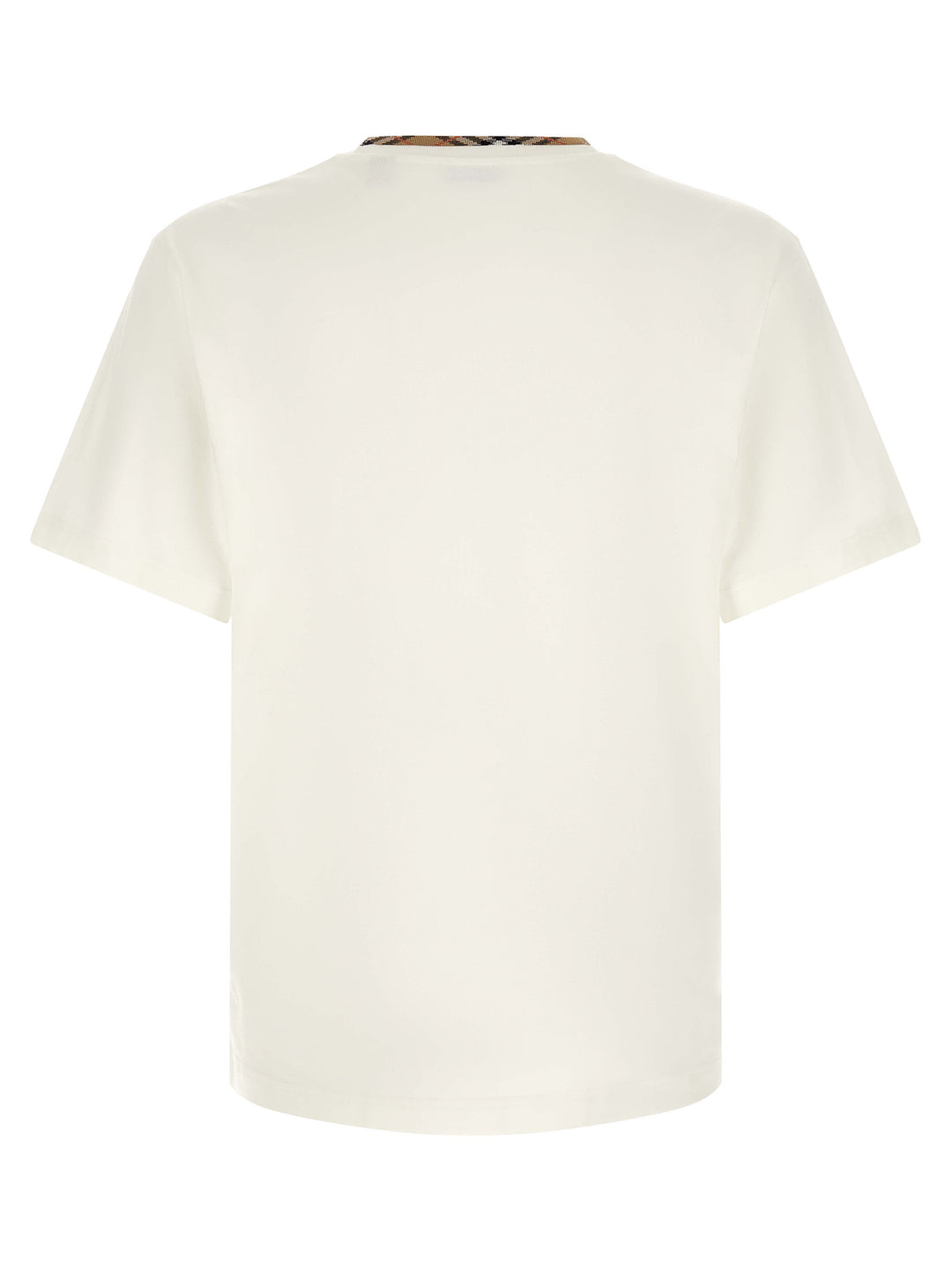 Burberry White Cotton T-Shirt