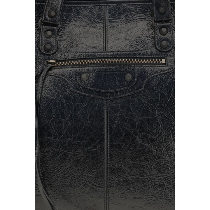 Balenciaga Black Lamb Ovis Aries Aries Shoulder Bag