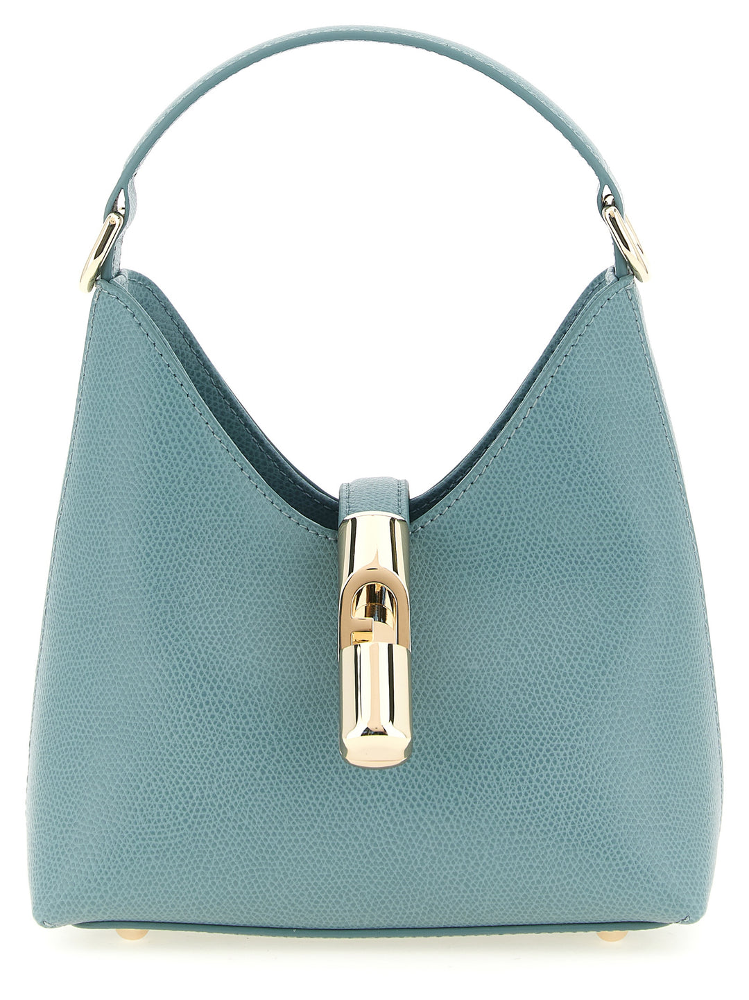 Furla Blue Calfskin Handbag