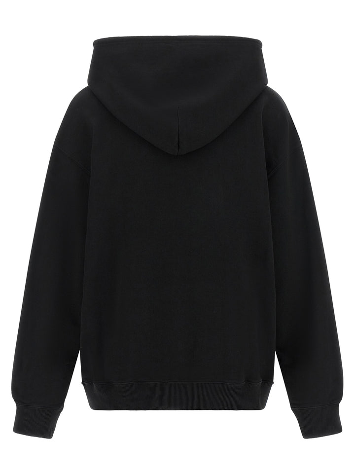 MM6 Maison Margiela Black Cotton Sweatshirt