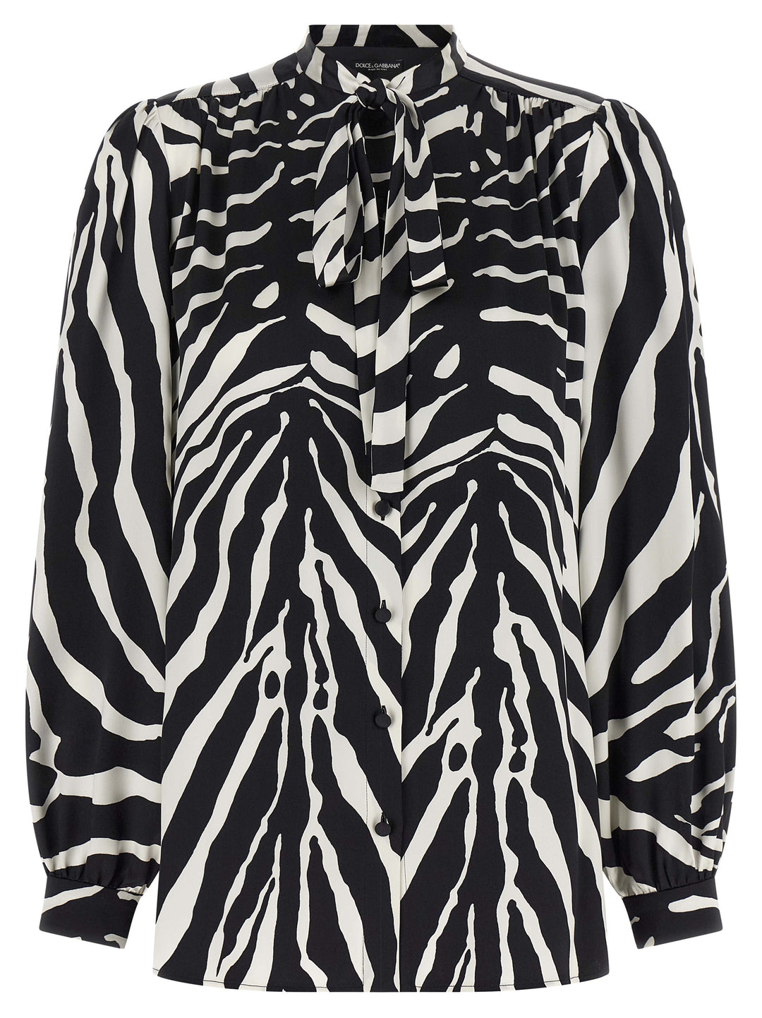 Dolce & Gabbana Bicolor Silk Blouse