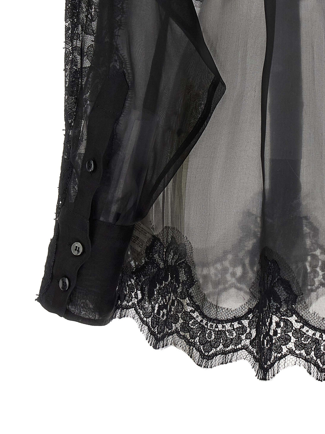 Dolce & Gabbana Black Silk Blouse